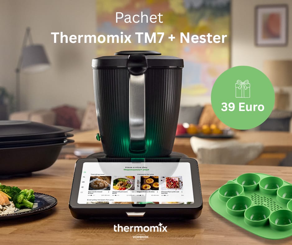 Ofertă Septembrie — la achiziția unui Thermomix TM7 primești cadou un Nester